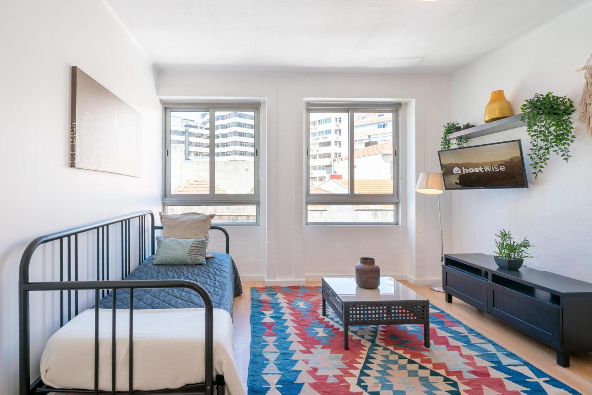 Host Wise - Large Flat W Terrace - Ace Location At Aliados Apartment Porto Luaran gambar